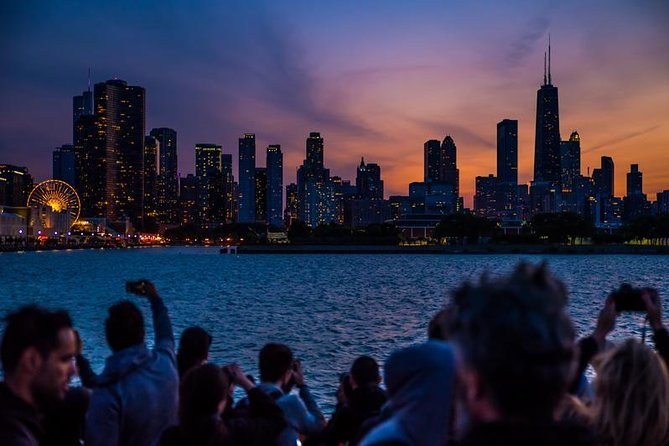 Chicago By Night River and Lake Cruise